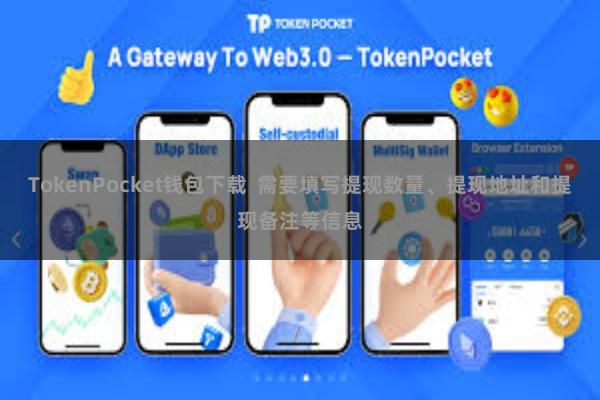 TokenPocket钱包下载  需要填写提现数量、提现地址和提现备注等信息